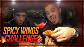 EXTREME HOT SPICY CHICKEN WINGS CHALLENGE!