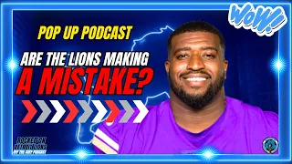 Are The DETROIT LIONS Making A HUGE MISTAKE?