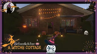 HOUSE FLIPPER|"House To Celebrate" Into Witchy Cottage 🧙🐈‍⬛🔮|Before & After Home Tour