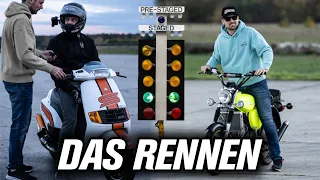 SIMSON vs SCOOTER - Das große RENNEN 🏁 samt einem MOTORSCHADEN 💥 bevor es losgeht!