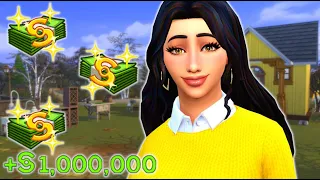 We made a million simoleons!  // Sims 4 money challenge