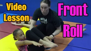 How to do a FRONT ROLL at home! MGA Gymnastics