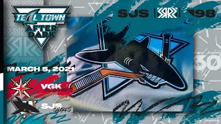 Vegas Golden Knights vs San Jose Sharks - 3/5/2021 - Teal Town USA After Dark (Postgame)