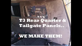 Making VW T3 T25 Rear Quarter Panel & Tailgate Build | Camper Conversion |