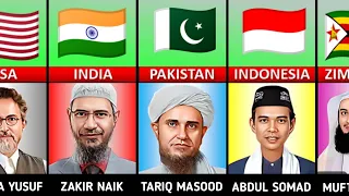 Islamic Scholars From Different Countries|| All Muslim Scholars From Different Countries.