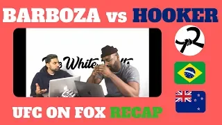 EDSON BARBOZA vs DAN HOOKER: FIGHT RECAP