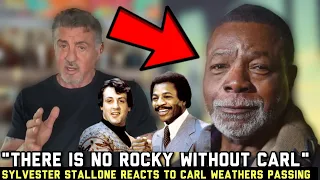 Sylvester Stallone EMOTIONAL Reaction To Carl Weathers Passing Away At Age 76