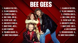 Bee Gees Top Of The Music Hits 2024   Most Popular Hits Playlist