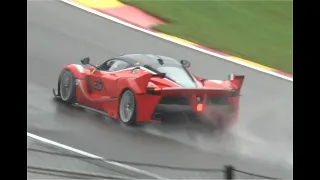 Ferrari XX program at Spa in the rain!