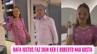Roberto Justus Rafa faz skin e Roberto não gosta