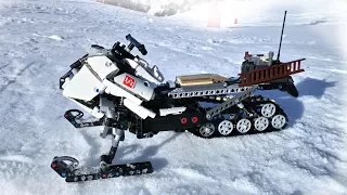 [MOC] Lego Technic RC Snowmobile - With BuWizz - Fast and Strong