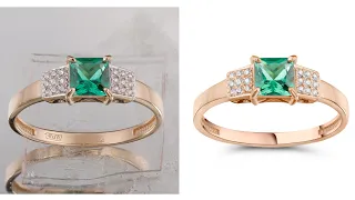 High end jewelry retouching with diamond and stone | Part-7 | Photoshop Research.