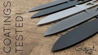 Knife coating showdown! 6 different blade coatings tested.