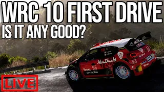 My First Drive In WRC 10! - Is It Worth Buying?