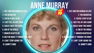 Anne Murray 2024 MIX ~ Top 10 Best Songs ~ Greatest Hits ~ Full Album