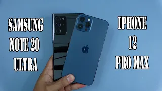 iPhone 12 Pro Max vs Samsung Galaxy Note20 Ultra | SpeedTest and Camera comparison