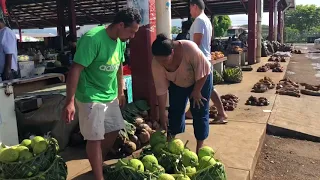 Georamble with Professor Warwick Murray - Apia Central Market, Samoa