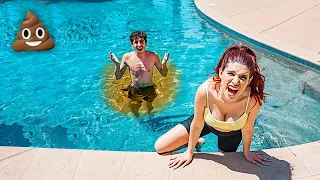 I had an ACCIDENT in the Swimming Pool.. **embarrassing**