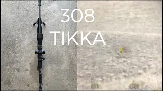 New Tikka CTR in 308 Win shooting 940 Yards