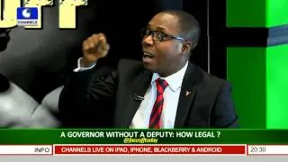 Face Off: A Governor Without A Deputy In Kogi State, How Legal? Pt 2