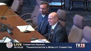 Transportation & Mobility Committee, October 19, 2022