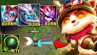 Teemo but my shrooms burn your entire health bar (QUADRA BURN TEEMO)