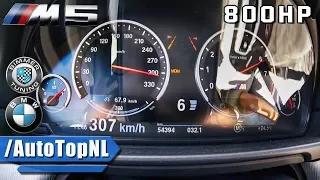 800HP BMW M5 F10 ACCELERATION 307km/h BIMMER TUNING BTM5 by AutoTopNL