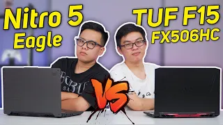 (So Sánh) Acer Nitro 5 (Eagle)🔥Asus TUF F15 (FX506HC) Kẻ Tám lạng Người Nửa cân, chúng tôi chọn...?