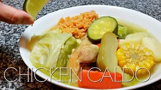 Chicken Caldo Recipe | Mexican Style Chicken Soup | CALDO DE POLLO