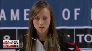 Rachel Homan. Best shots at the 2017 STOH