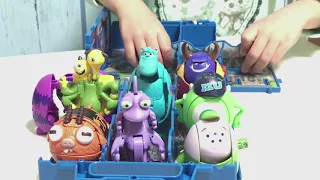 Monsters inc University Egg Stars , HATCH'N HEROES, ,Mike,Sulley,Squishy,Art