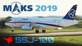 SUKHOI SUPERJET SSJ-100 ✈️ MAKS 2019