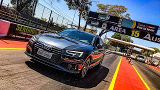 ACELERANDO TUDO O AUDI AVANT NA PISTA DE ARRANCADA! - (Arena Carnelós)