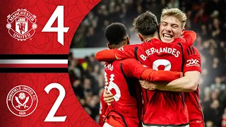 Bruno Gets A Brace At Old Trafford 😍 | Man Utd 4-2 Sheffield United | Highlights