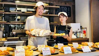 Amazing!! Super popular freshly harvested vegetable bakery | Japanese Bakery
