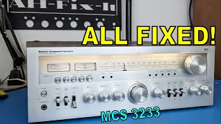 Fixing everything else on the MCS 3233: Clean controls, lamp replacement, and much more!