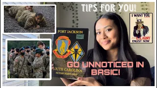 Army Basic Training Tips!!! (How to go unnoticed) EASY Tips & Tricks