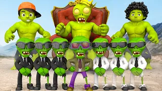 Plants vs Zombies 2 | Team Superhero VS Family Evolution of Zombie | 2D 3D Animation IRL