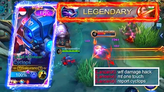 WTF CYCLOPS SKILLS ONCE TOUCH ENEMY IS DYING  | MAX DAMAGE CORE BUILD | CYCLOPS BEST BUILD 2021 |