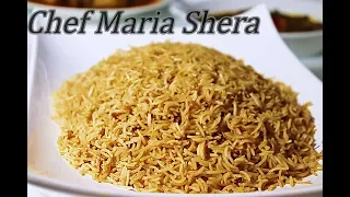 Afghan pulao- Afghan rice recipe- Pilaf-Rice recipe-By: chef maria shera