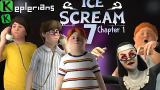 Ice Scream 7|Gameplay & Main Menu|Leaked Gameplay & menu|Ice Scream 7 Liz FanMade