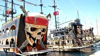 Турция. Анталья Морская прогулка на пиратском корабле. . Pirates Catamaran-Daily Tours