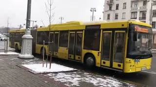 Минск Беларусь, проспект Независимости, площадь Победы, 18.11.2022, снегопад, родные звуки