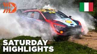 Rain Causes Mayhem! WRC Rally Italy 2023 Saturday Highlights