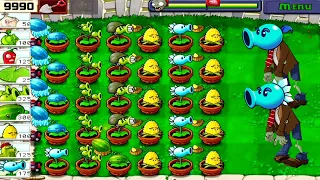 Plants vs Zombies: Mini Games Zombotany 1/2 in 4K (Using Flower Pot) Full Gameplay