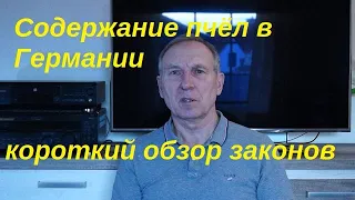 Законы по пчеловодству в Германии