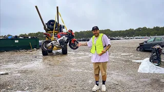 COMPRAMOS ESSA MOTO NO LEILÃO DOS EUA ! *SEGUNDO PROJETO *Part1 | BUW LIFE |