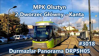 MPK Olsztyn - linia 2, Durmazlar Panorama DRP5H05 #3018