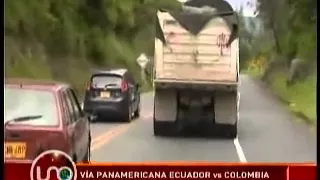 Vía Panamericana Ecuador vs Colombia