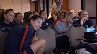 WNT Watches World Cup Draw in Brazil